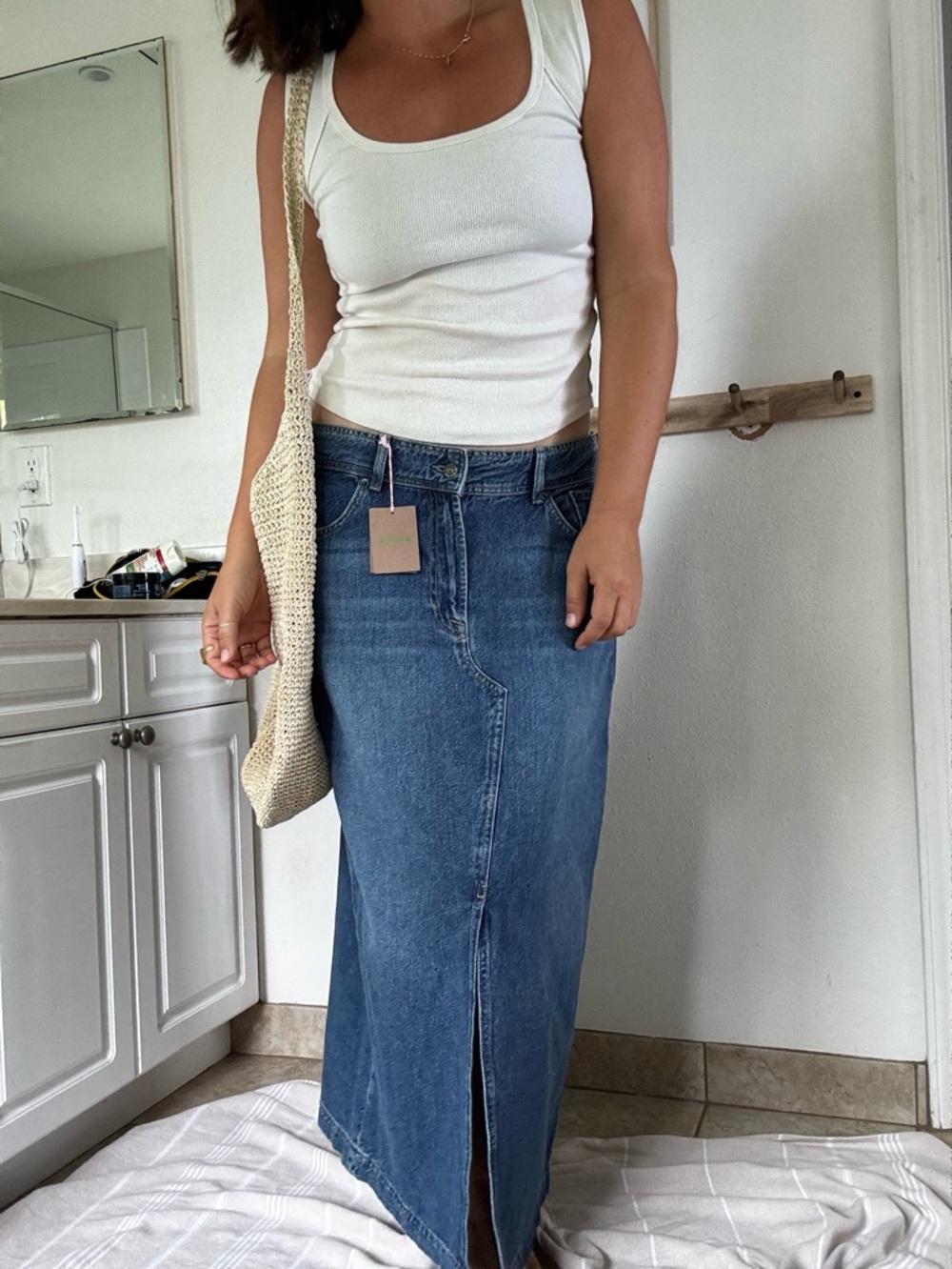 Boden denim Maxi Skirt
